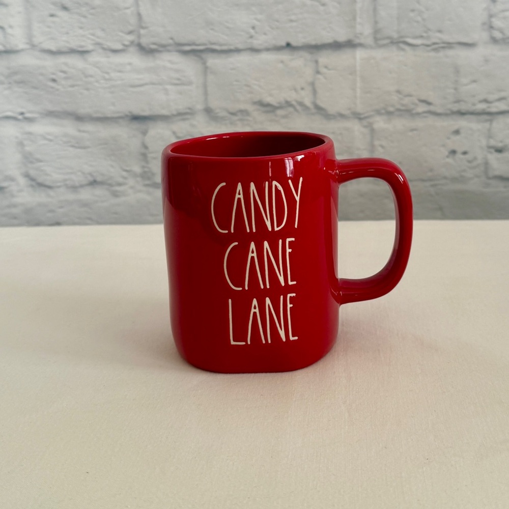 Rae Dunn Mug CANDY CANE LANE
